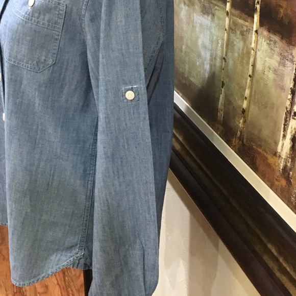 EUC PER SE Adjustable Sleeves Shirt - Picture 3 of 8